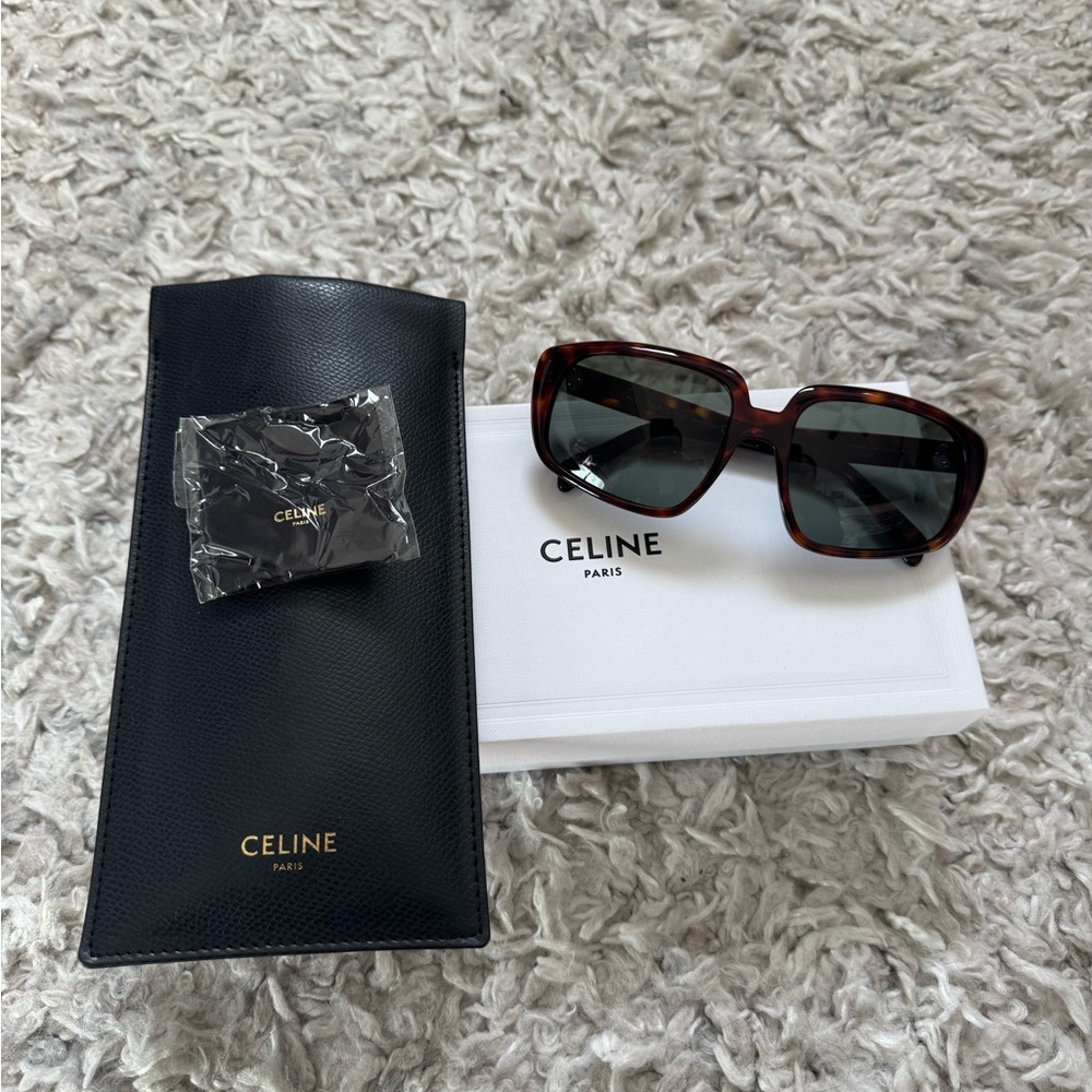 Celine CL400731 54N Tortoise Sunglasses